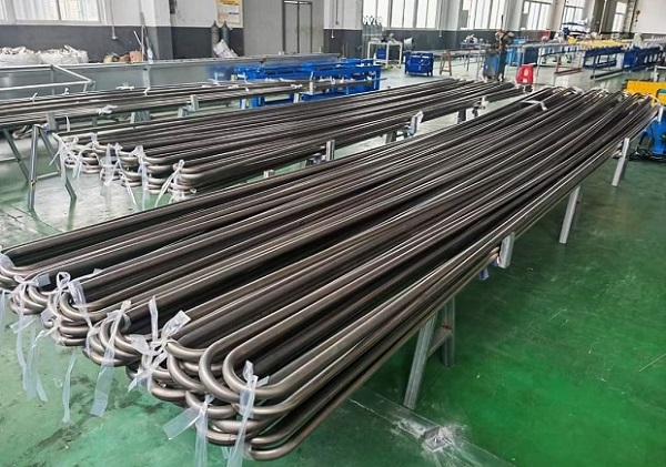 ASTM A249 TP316L welded U tubes.